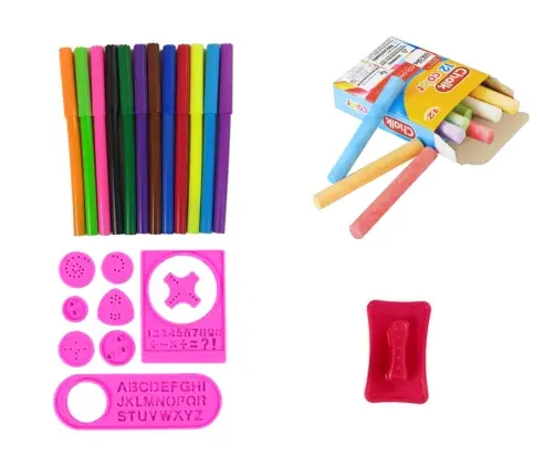 Double-sided Magnetic Chalkboard Pink Templates Double-sided Magnetic Chalkboard Pink Templates