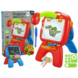 Double-sided Board Chalk Pens Stand Projector Pictures Red Double-sided Board Chalk Pens Stand Projector Pictures Red