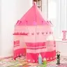 Tent  Princess Palace For Kids Garden Crown Pink