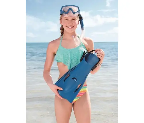 Diving Kit Blue Mask, Fins, Bestway 25020 Tube