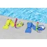 Diving Kit Blue Mask, Fins, Tube Bestway 25039
