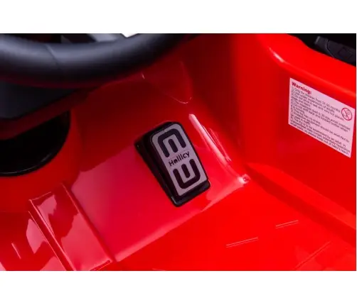 Детский электромобиль BMW M5 с платформой и ручкой для родителей Red lacquered