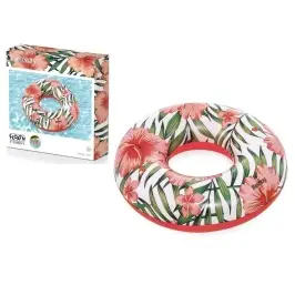 Swimming Ring With Pink Palms 119 m Bestway 36237