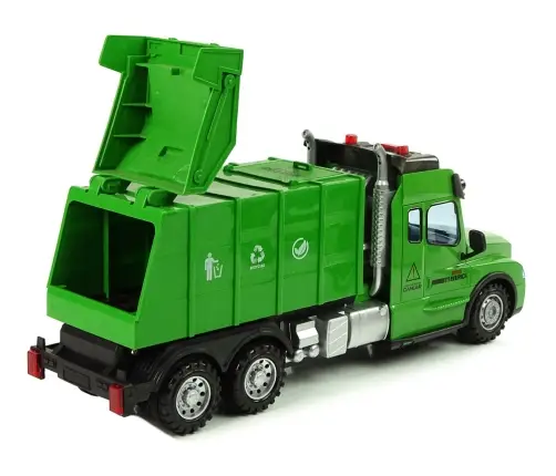 Radiovadāmā mašīna ar pulti Garbage Truck Green
