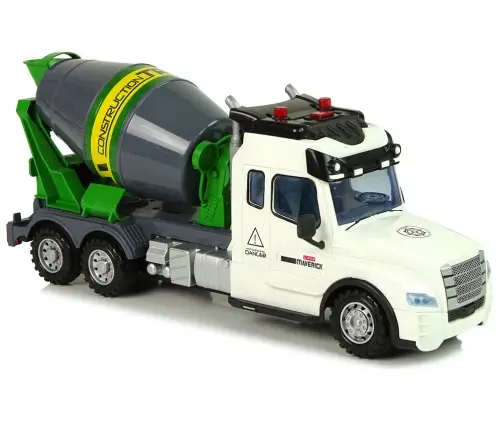 Concrete Truck R/C Rotating Pear White Pilot 2.4 G