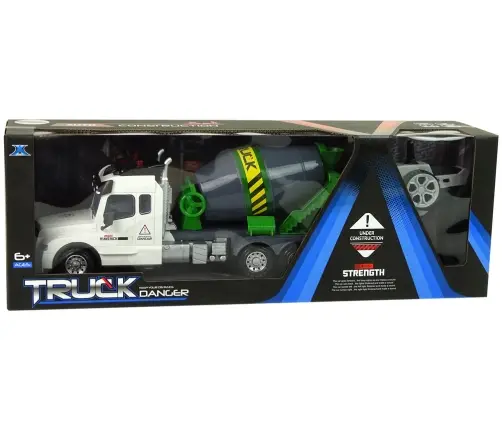 Concrete Truck R/C Rotating Pear White Pilot 2.4 G