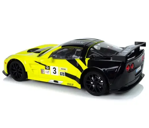 Tālvadības mašīna Corvette C6.R Yellow
