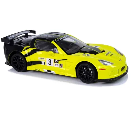 Tālvadības mašīna Corvette C6.R Yellow