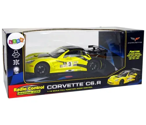 Tālvadības mašīna Corvette C6.R Yellow