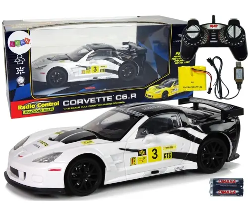 Машина с пультом Corvette C6.R White