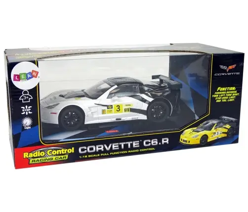 Машина с пультом Corvette C6.R White