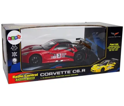 Машина с пультом Corvette C6.R Red Машина с пультом Corvette C6.R Red