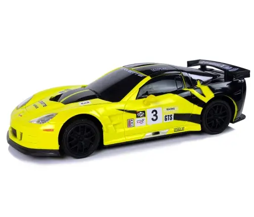 Радиоуправляемая машина на пульте Corvette C6.R Yellow