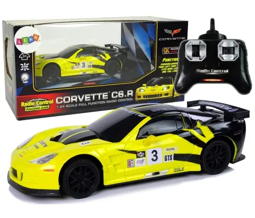 Радиоуправляемая машина на пульте Corvette C6.R Yellow