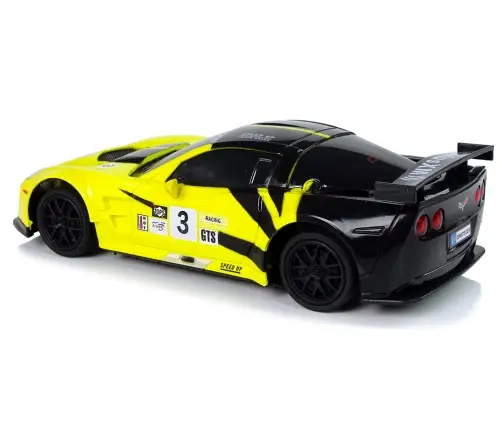 Радиоуправляемая машина на пульте Corvette C6.R Yellow