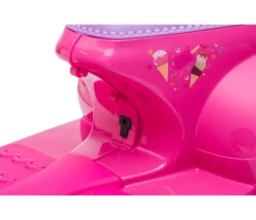 Bērnu tricikls ar akumulatoru Ice Cream Shop JT5258 Pink Bērnu tricikls ar akumulatoru Ice Cream Shop JT5258 Pink