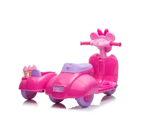 Bērnu tricikls ar akumulatoru Ice Cream Shop JT5258 Pink Bērnu tricikls ar akumulatoru Ice Cream Shop JT5258 Pink