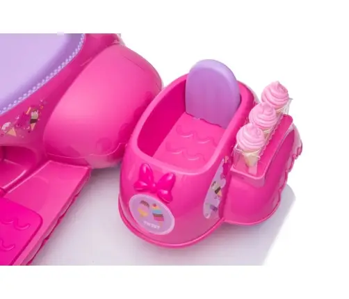 Bērnu tricikls ar akumulatoru Ice Cream Shop JT5258 Pink Bērnu tricikls ar akumulatoru Ice Cream Shop JT5258 Pink