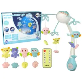 Cot Carrousel Projector Pilot Melodies Animal Noises Blue