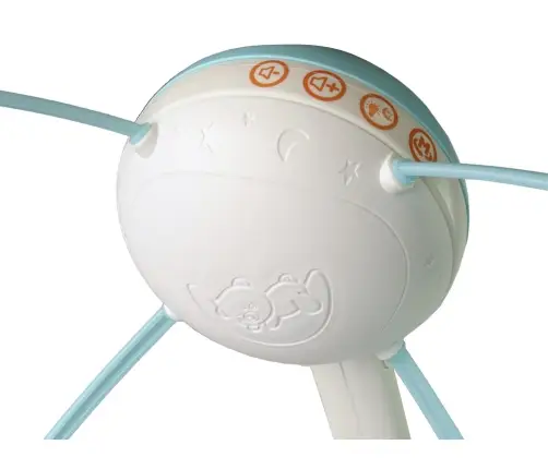 Cot Carrousel Projector Pilot Melodies Animal Noises Blue