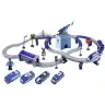 Police Town Train Set Blue 203 km/h