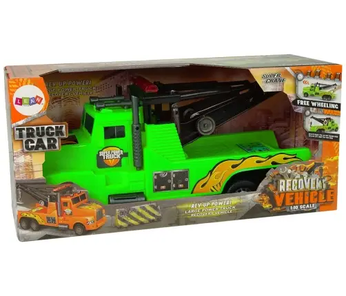 Auto Tow Truck Roadside Assistance 1:10 Green Rope