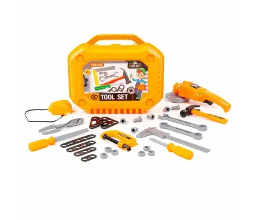 Tool Kit Suitcase 30 Pieces Grinder Orange 89458