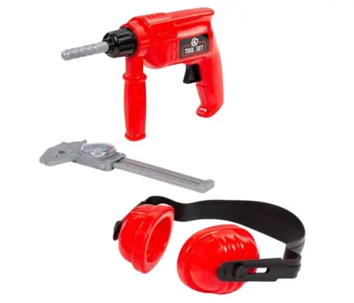 Tool Kit Red Drill Earmuffs Calliper 91116