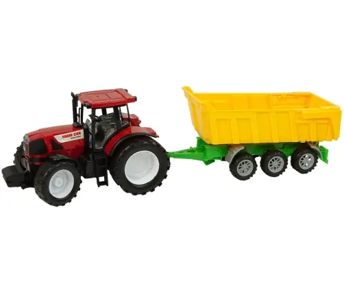 Tractor Red Tipper Truck Yellow Tractor 50 cm