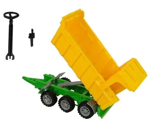 Tractor Red Tipper Truck Yellow Tractor 50 cm