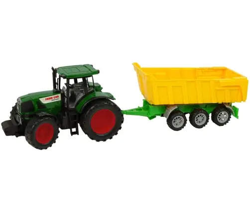 Tractor Red Tipper Truck Yellow Tractor 50 cm