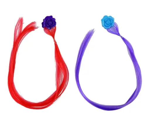 Dolls Head Accessories Beads Clips Colourful Strands