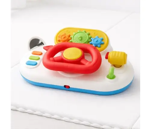 Driving Simulator for Toddlers Interactive Steering Wheel Lights Sounds