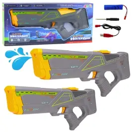Electric Water Gun Rifle 550 ml Range 10m Gray