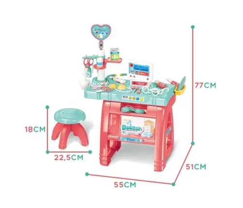 WOOPIE Little Doctor's Office Light Sound + 22 acc