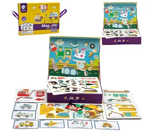 CLASSIC WORLD Puzzle Learning Road Transport Traffic 72 pcs.