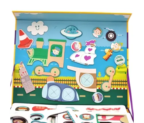 CLASSIC WORLD Puzzle Learning Road Transport Traffic 72 pcs.