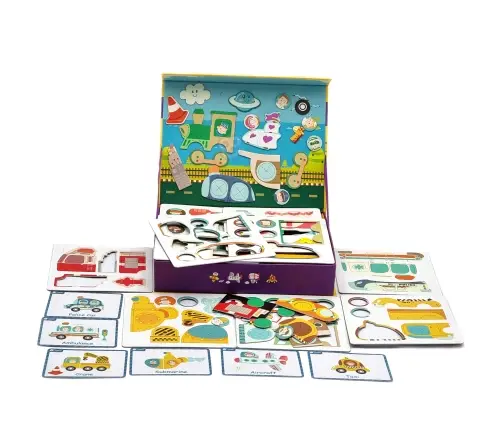 CLASSIC WORLD Puzzle Learning Road Transport Traffic 72 pcs.