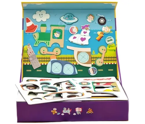 CLASSIC WORLD Puzzle Learning Road Transport Traffic 72 pcs.