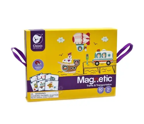 CLASSIC WORLD Puzzle Learning Road Transport Traffic 72 pcs.