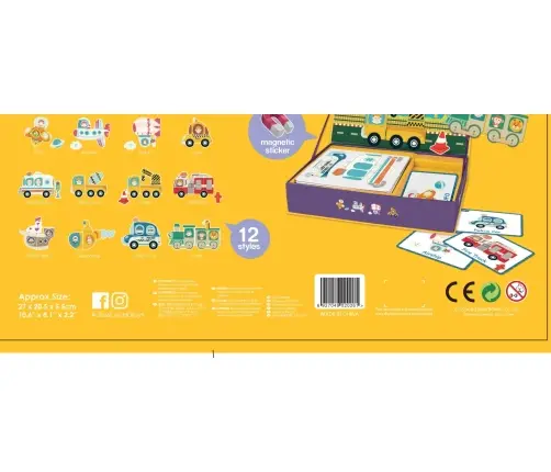 CLASSIC WORLD Puzzle Learning Road Transport Traffic 72 pcs.