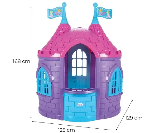 WOOPIE Garden House Castle For Princess and Knight Purple