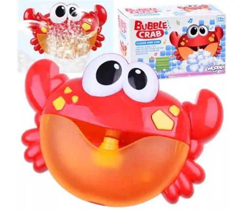 WOOPIE BABY Foaming Crab Bath Toy with Melody - 3 pcs.