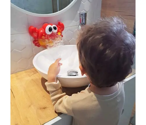 WOOPIE BABY Foaming Crab Bath Toy with Melody - 10 pcs.
