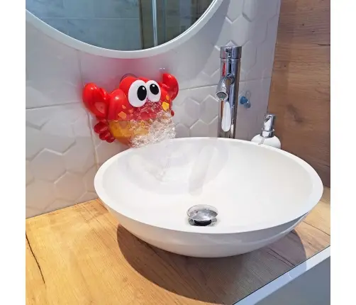 WOOPIE BABY Foaming Crab Bath Toy with Melody - 10 pcs.