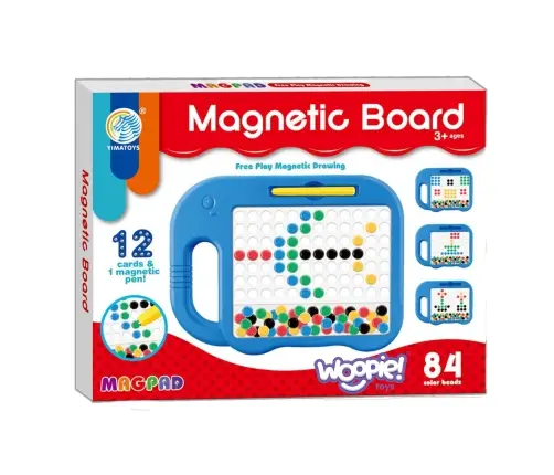 WOOPIE Tablica Magnetyczna dla Dzieci Montessori MagPad Słonik- Zestaw 6 szt.