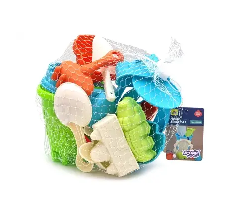 WOOPIE Wielki Zestaw do Piasku z Wiaderkiem 25 el. - 5 ZESTAWÓW