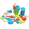 WOOPIE Wielki Zestaw do Piasku z Wiaderkiem 25 el. - 5 ZESTAWÓW