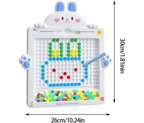 WOOPIE Tablica Magnetyczna Montessori MagPad Królik 2szt.