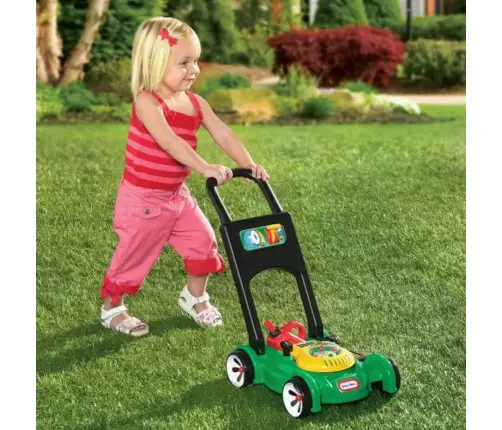 Little Tikes Kids' Lawn Mower Interactive Pusher Garden Toy